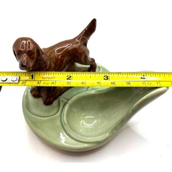 Vintage WADE England Irish Red Setter Ornamental Dog Figurine Tobacco Pipe Rest - Picture 6 of 7